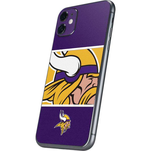 NFL Minnesota Vikings Zone Block iPhone 11 Skin
